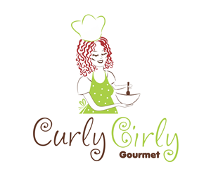 Curly Girly Gourmet | Logo Design by Mandarina