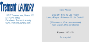 Diseño de Postal por NMondrow para Tremont Laundry | Diseño #7320125