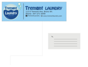 Postcard Design by sushilkumarlko for Tremont Laundry | Design: #7340698