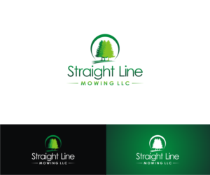 Logo Design by T I K H E - L M W for Straight Line Mowing LLC | Design: #7333927
