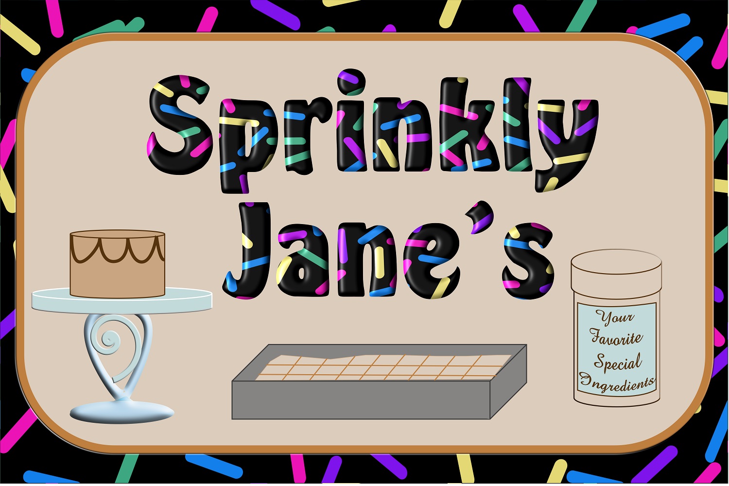 Diseño de Logo por nancyottenbreit para Sprinkly Jane's | Diseño #7830095