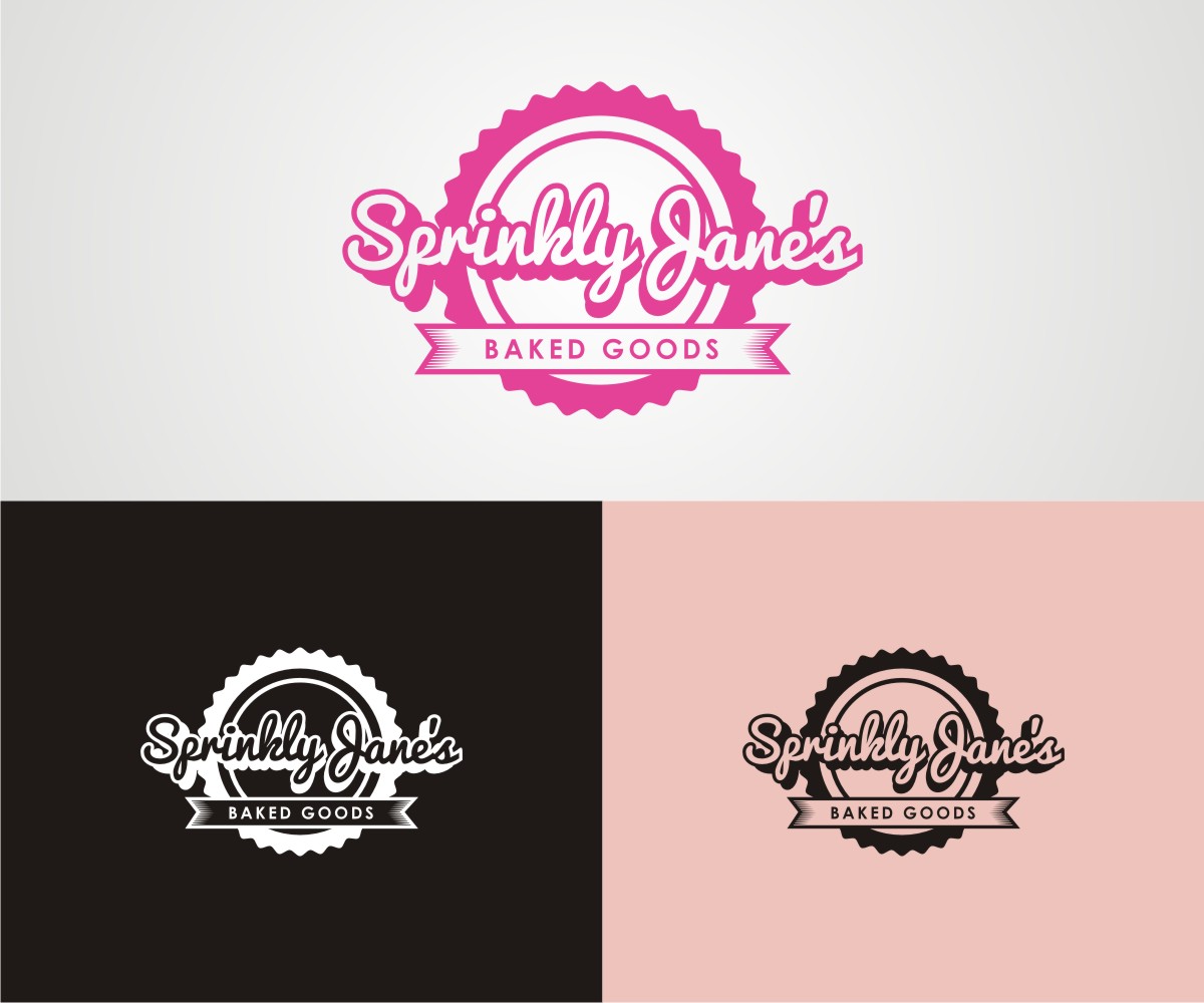 Logo Design by PixelPointDC for Sprinkly Jane's | Design #7817079