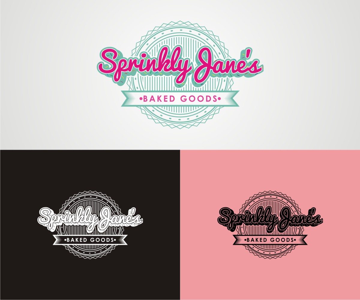 Logo Design by PixelPointDC for Sprinkly Jane's | Design #7818961