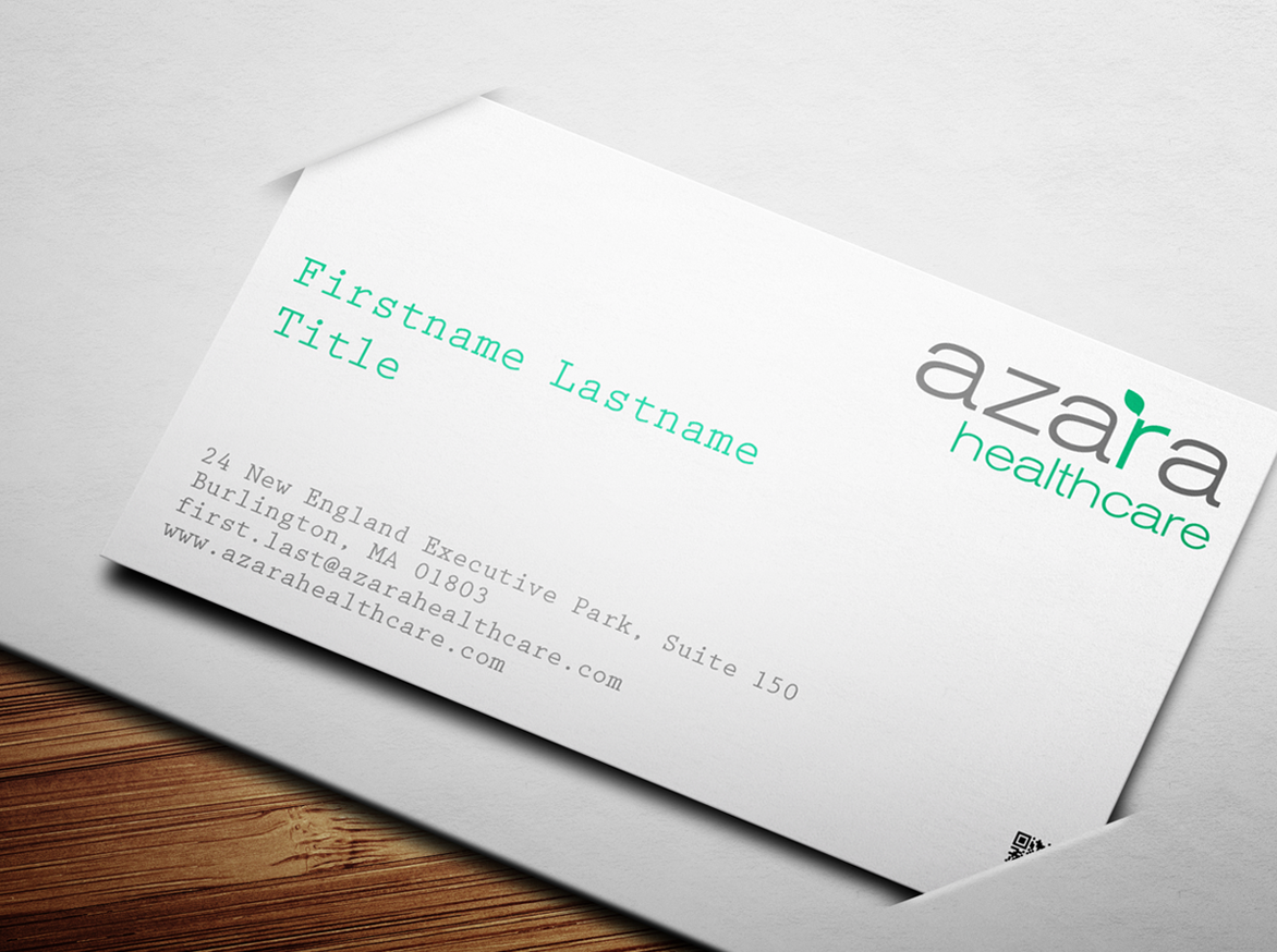 Business Card Design by V!ctor for Azara Healthcare  | Design #1858965