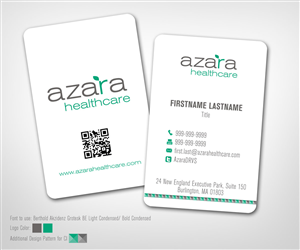 Design de Carte de Visite par Khoo pour Azara Healthcare  | Design : #1858297