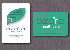 Design de Carte de Visite par fourpawsstudio pour Azara Healthcare  | Design #1852783