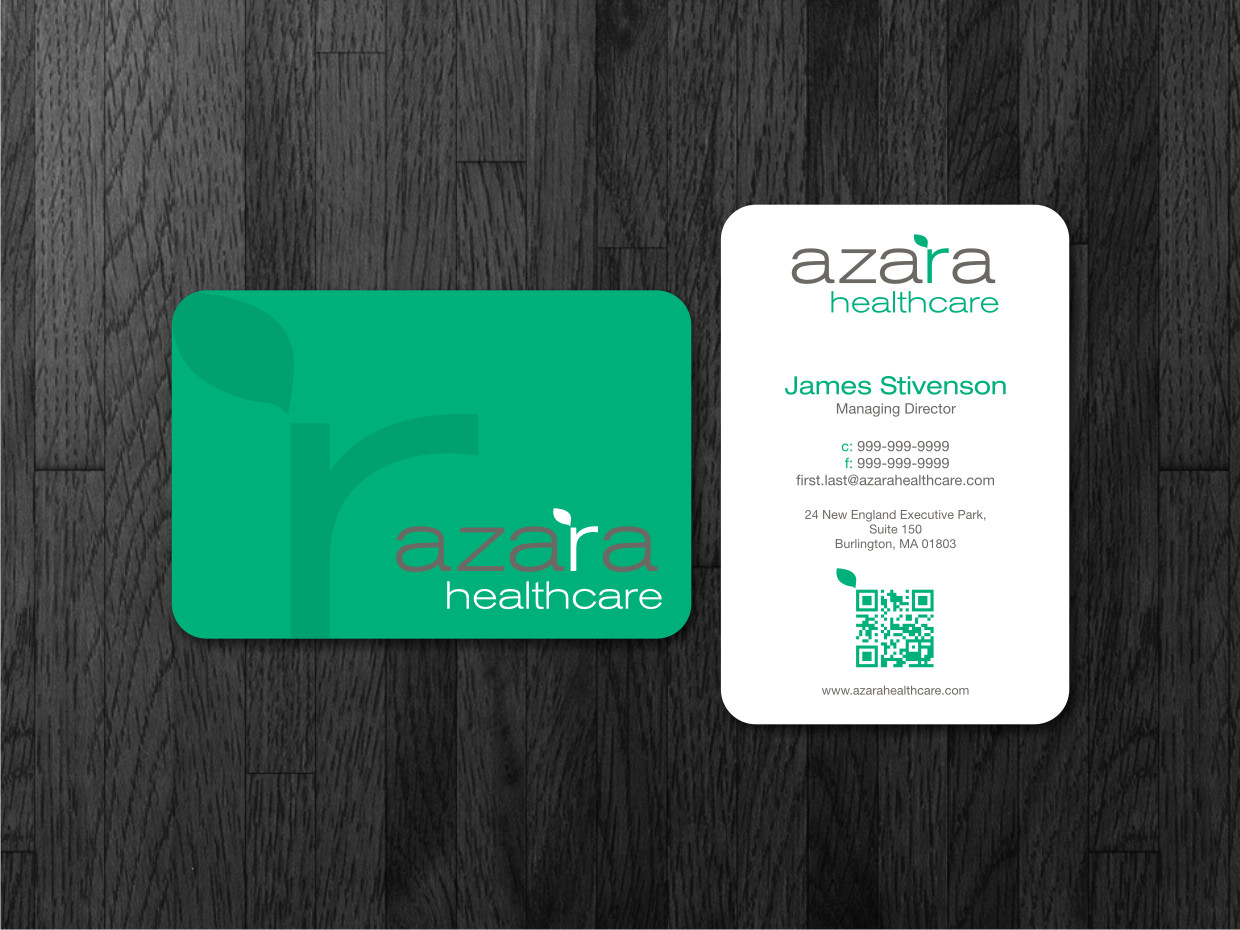 Design de Carte de Visite par Atvento Graphics pour Azara Healthcare  | Design #1854272