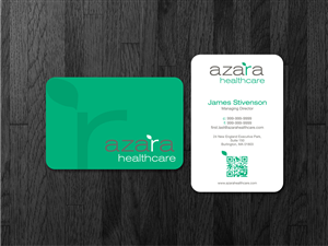 Azara Business Card  | Business Card Design by Atvento Graphics