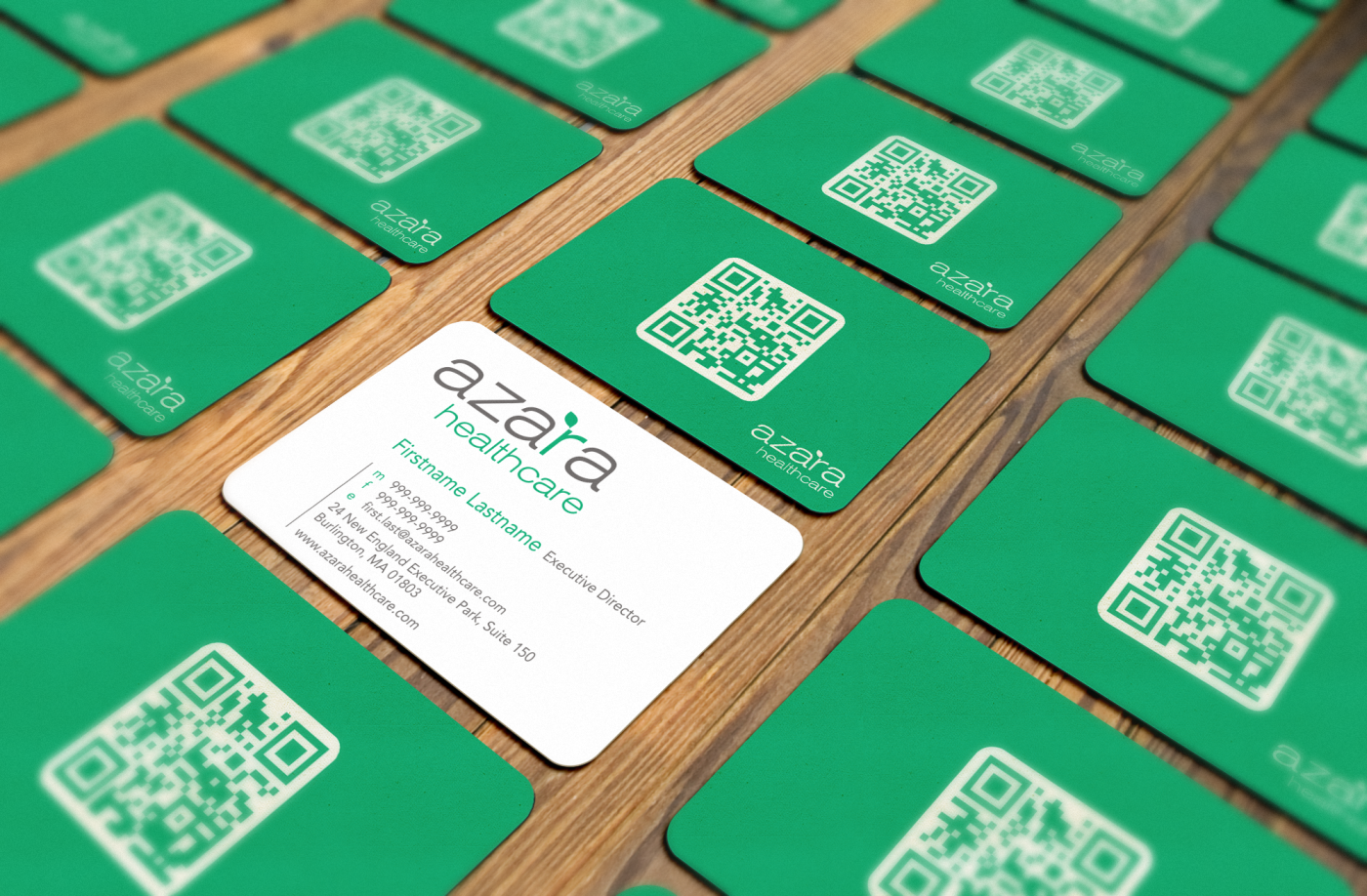 Business Card Design by HYPdesign for Azara Healthcare  | Design #1848344