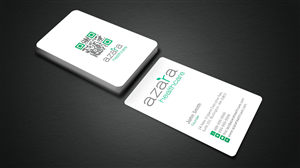 Business Card Design by Sarah Mathews for Azara Healthcare  | Design: #1848929