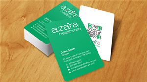 Design de Carte de Visite par Sarah Mathews pour Azara Healthcare  | Design : #1848955
