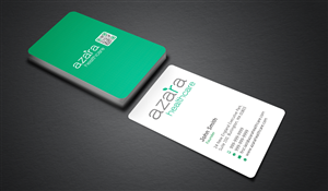 Design de Carte de Visite par Sarah Mathews pour Azara Healthcare  | Design : #1850470