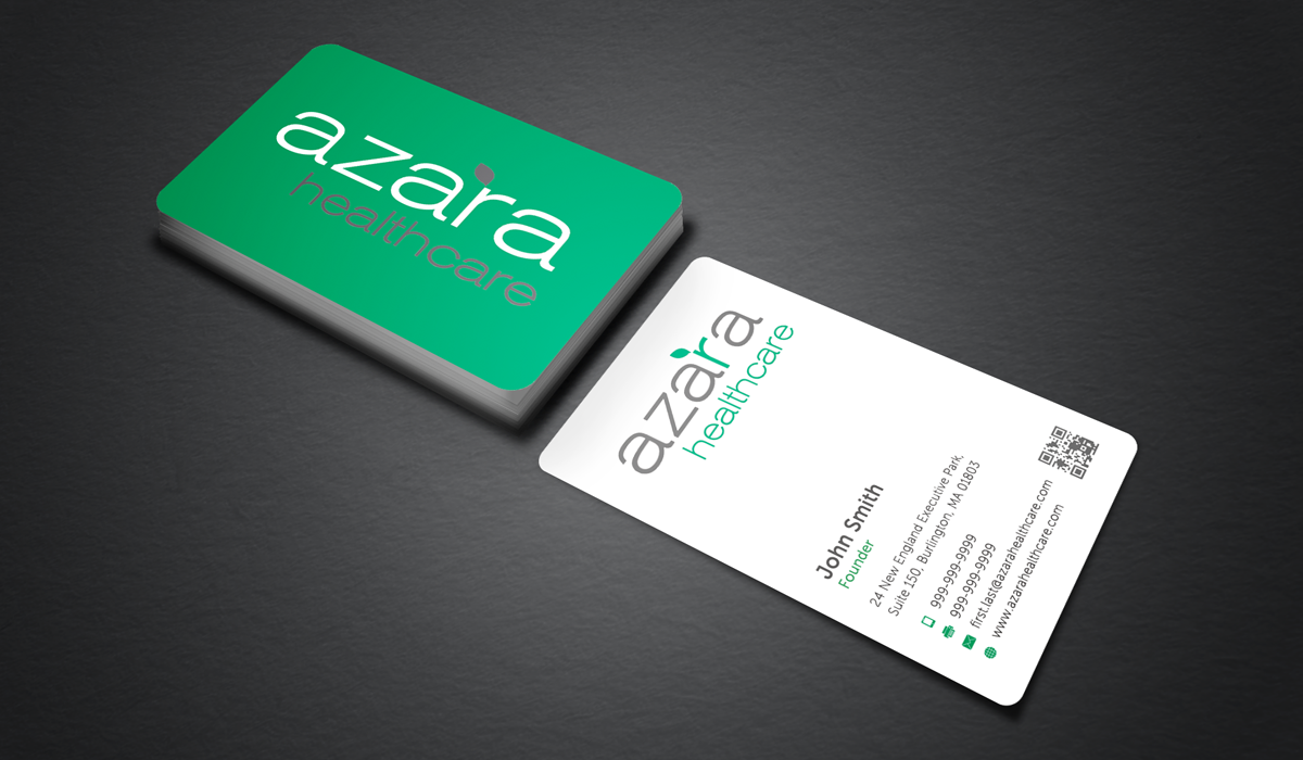 Design de Carte de Visite par Sarah Mathews pour Azara Healthcare  | Design : #1863322
