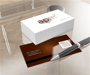 Business Card Design by JMFA for apm2 | Design: #1868913