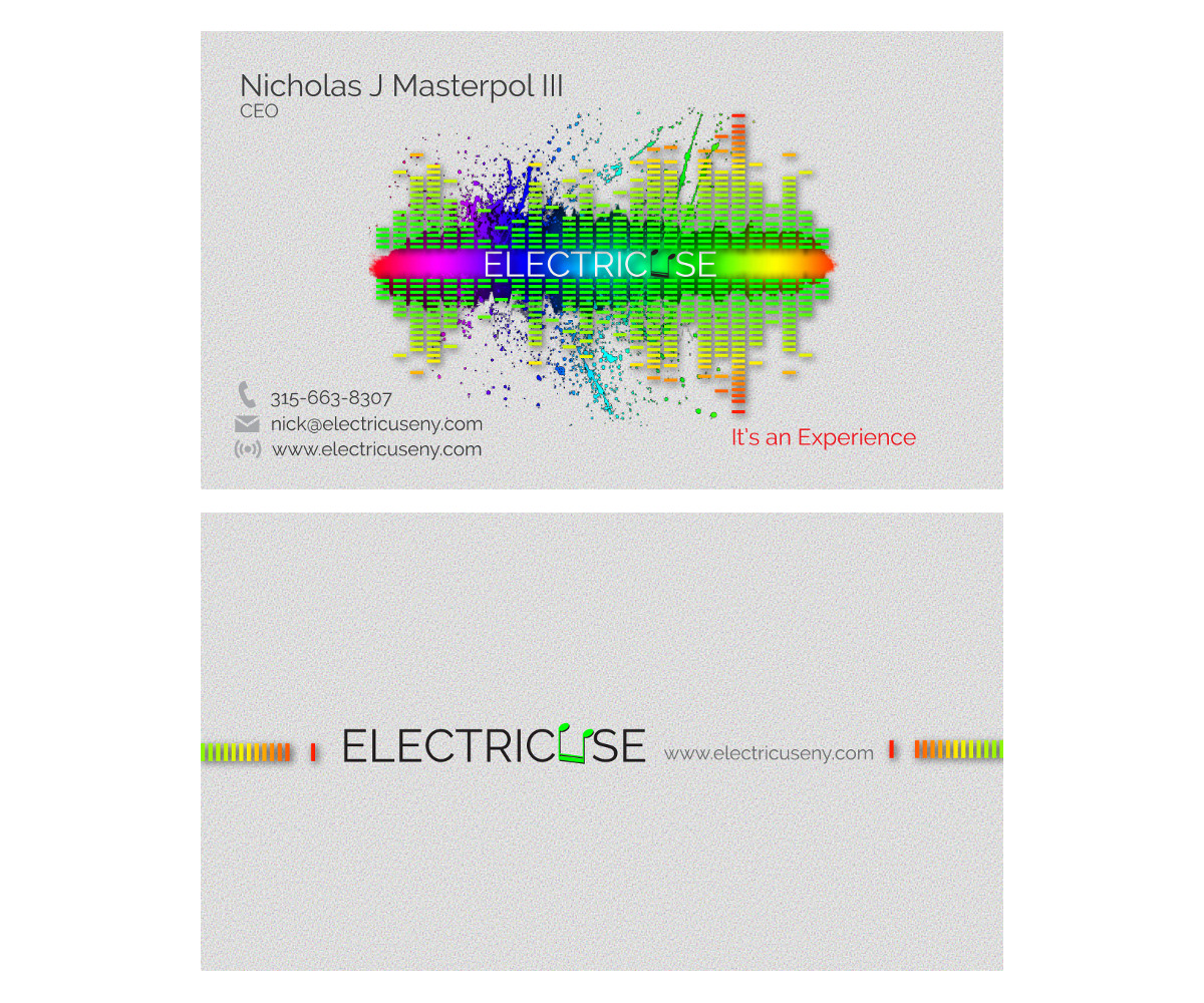 Business Card Design by Carien for Electricuse LLC | Design #1927824