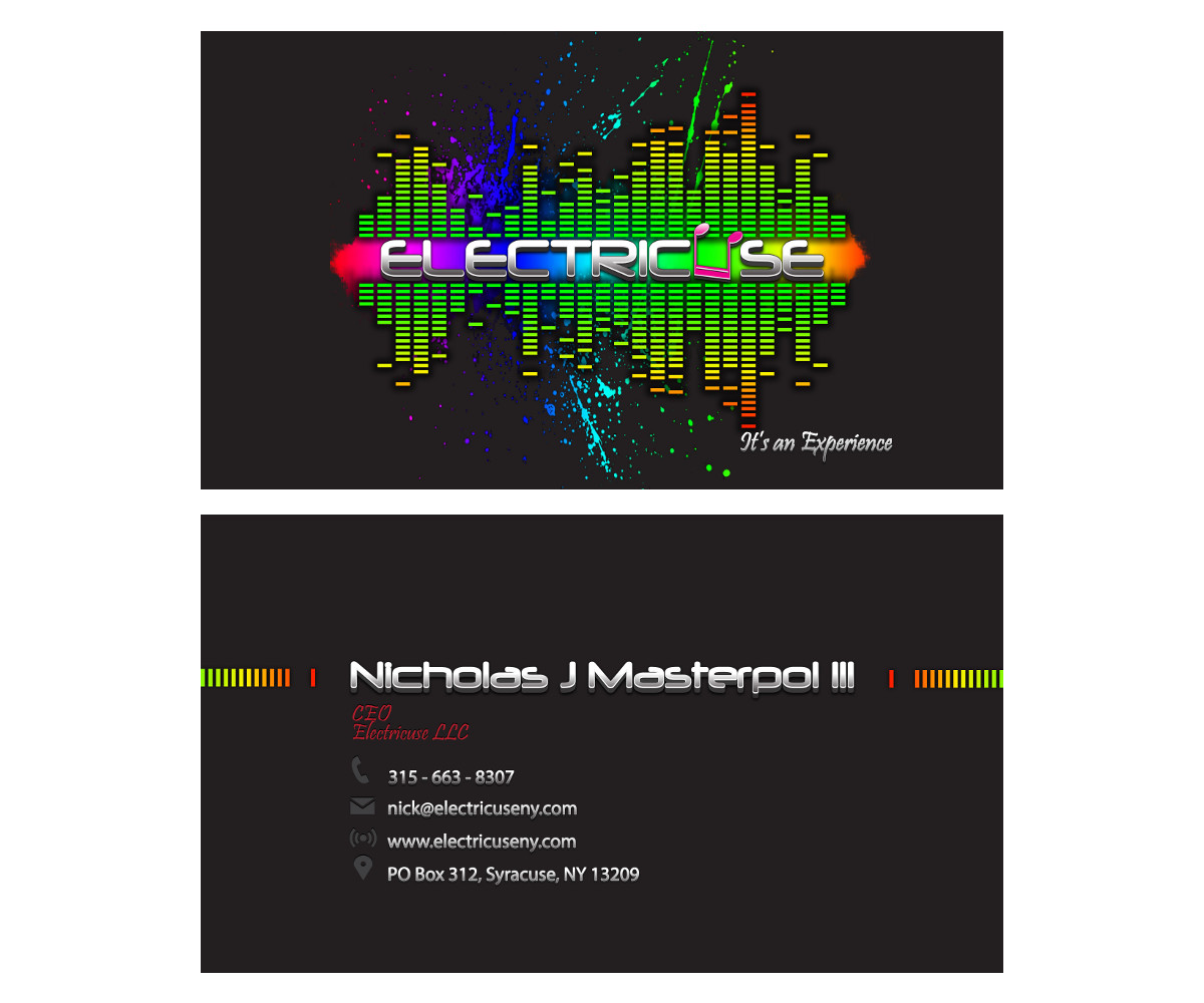 Diseño de Tarjeta de Presentación por Carien para Electricuse LLC | Diseño #1981675