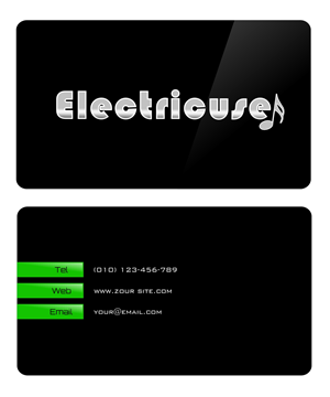Design de Carte de Visite par FutureDesigne pour Electricuse LLC | Design #1853012