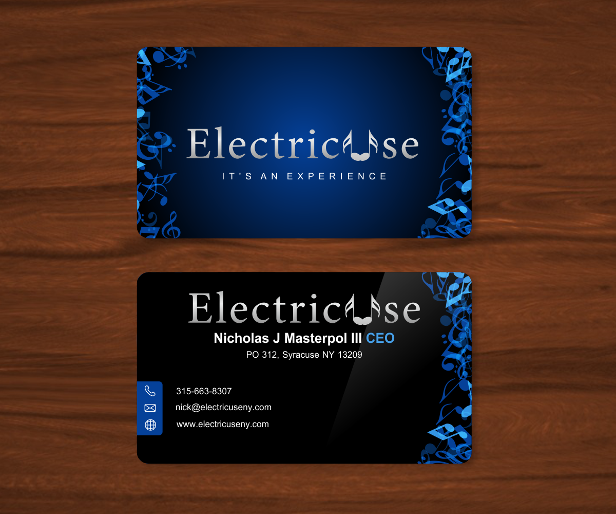 Business Card Design by FutureDesigne for Electricuse LLC | Design #1893805