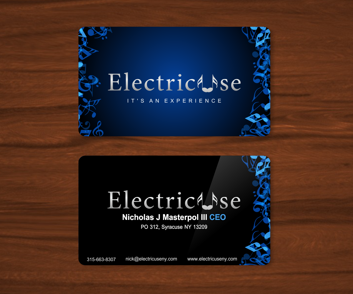 Business Card Design by FutureDesigne for Electricuse LLC | Design #1893814