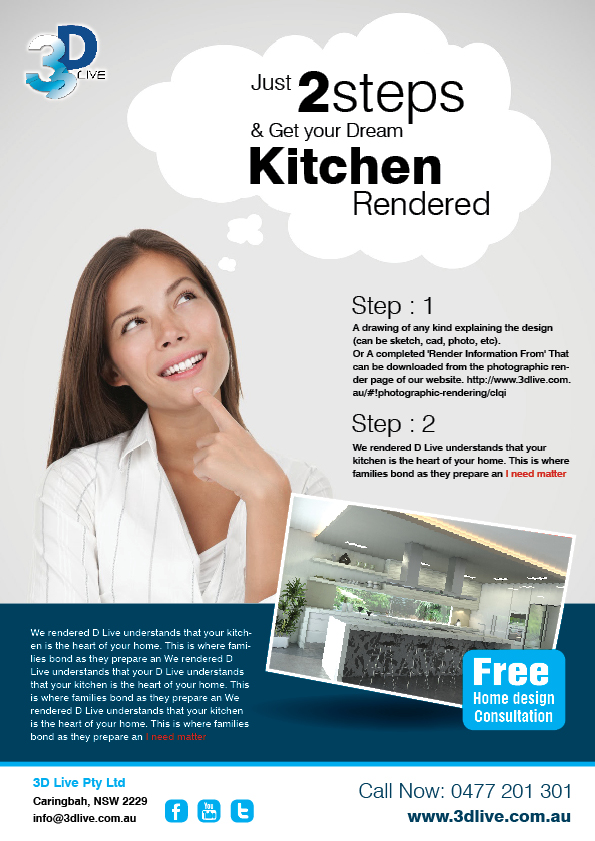 Flyer Design by rkailas for 3D Live Pty Ltd | Design #1877142
