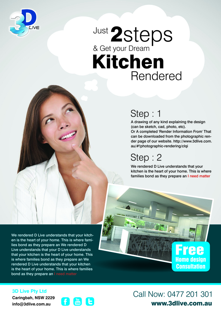 Flyer-Design von rkailas für 3D Live Pty Ltd | Design #1877806