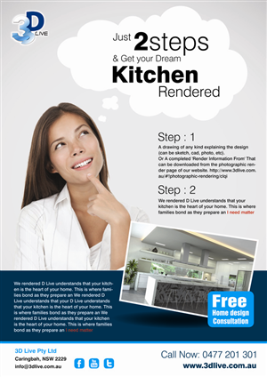 Flyer-Design von rkailas für 3D Live Pty Ltd | Design: #1877806