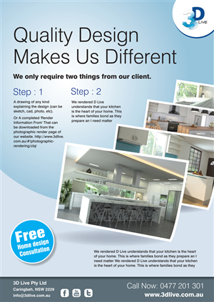 Flyer-Design von rkailas für 3D Live Pty Ltd | Design: #1877822
