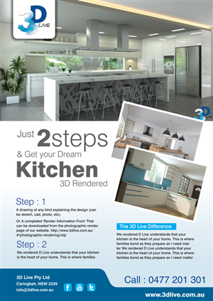 Flyer-Design von rkailas für 3D Live Pty Ltd | Design: #1877844