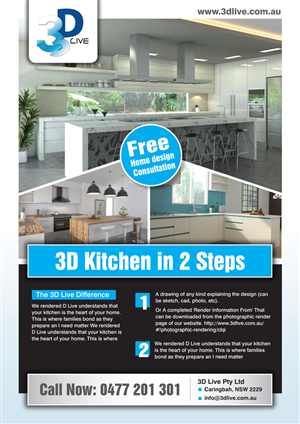 Flyer-Design von rkailas für 3D Live Pty Ltd | Design: #1877920