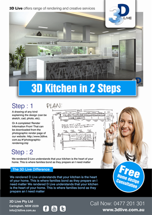 Flyer-Design von rkailas für 3D Live Pty Ltd | Design: #1877925