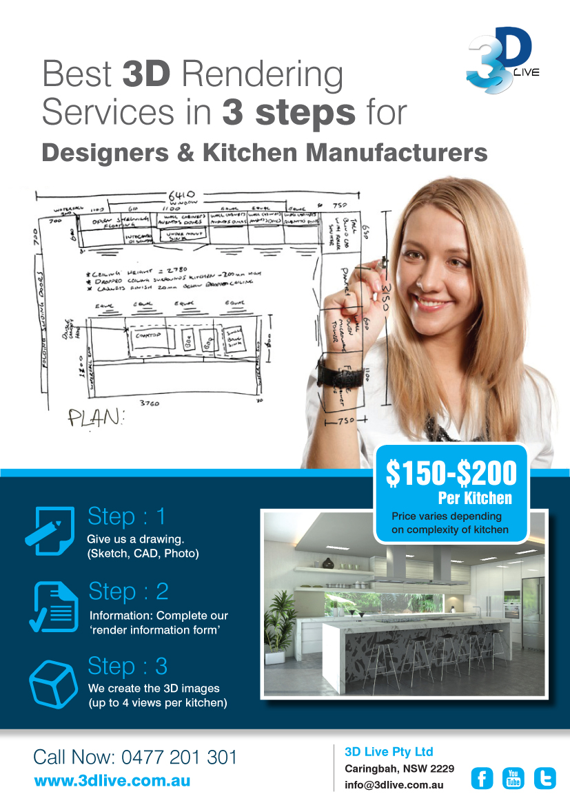 Flyer Design by rkailas for 3D Live Pty Ltd | Design #1885149