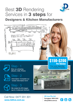 Flyer-Design von rkailas für 3D Live Pty Ltd | Design: #1885149