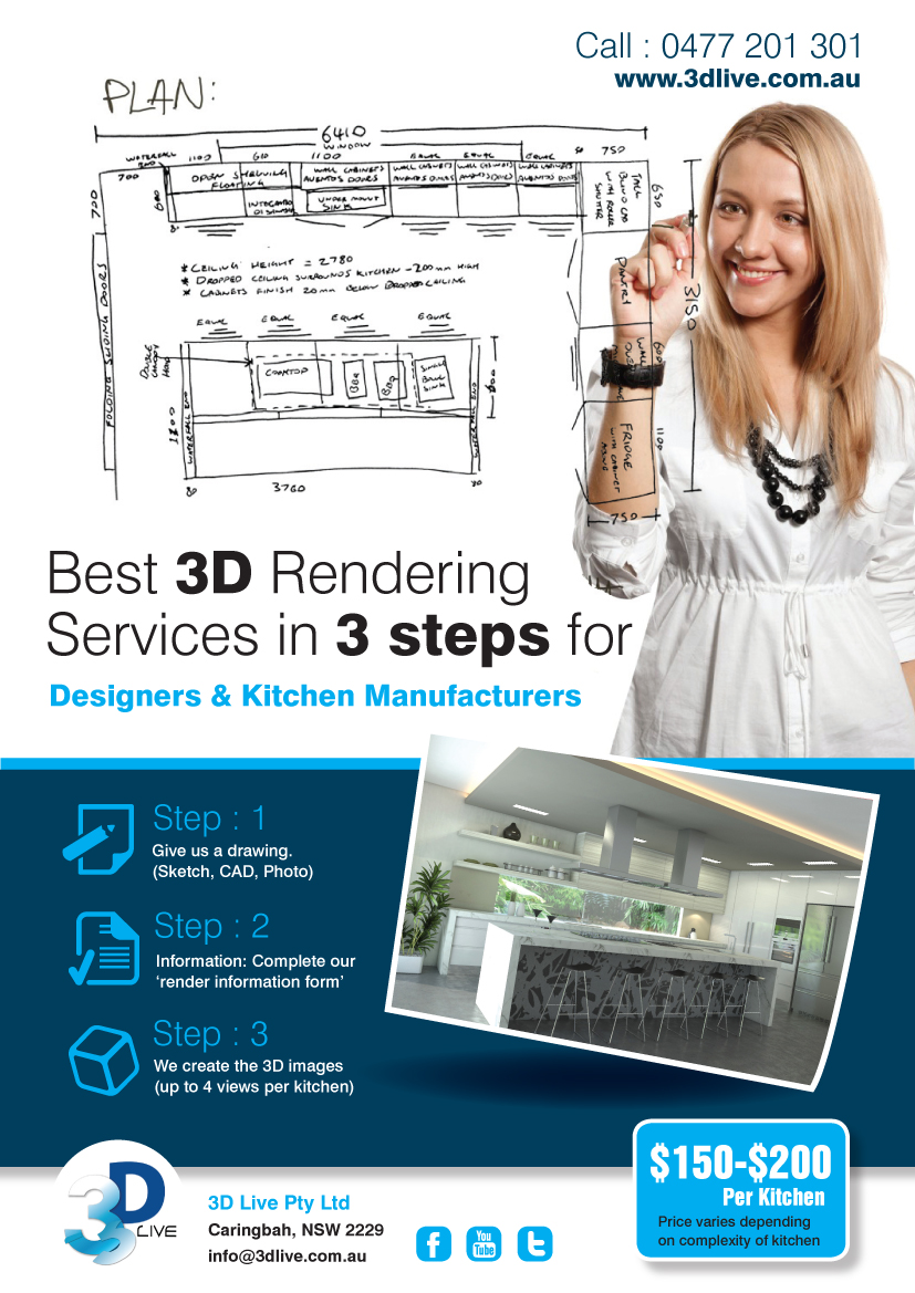 Flyer-Design von rkailas für 3D Live Pty Ltd | Design #1885151