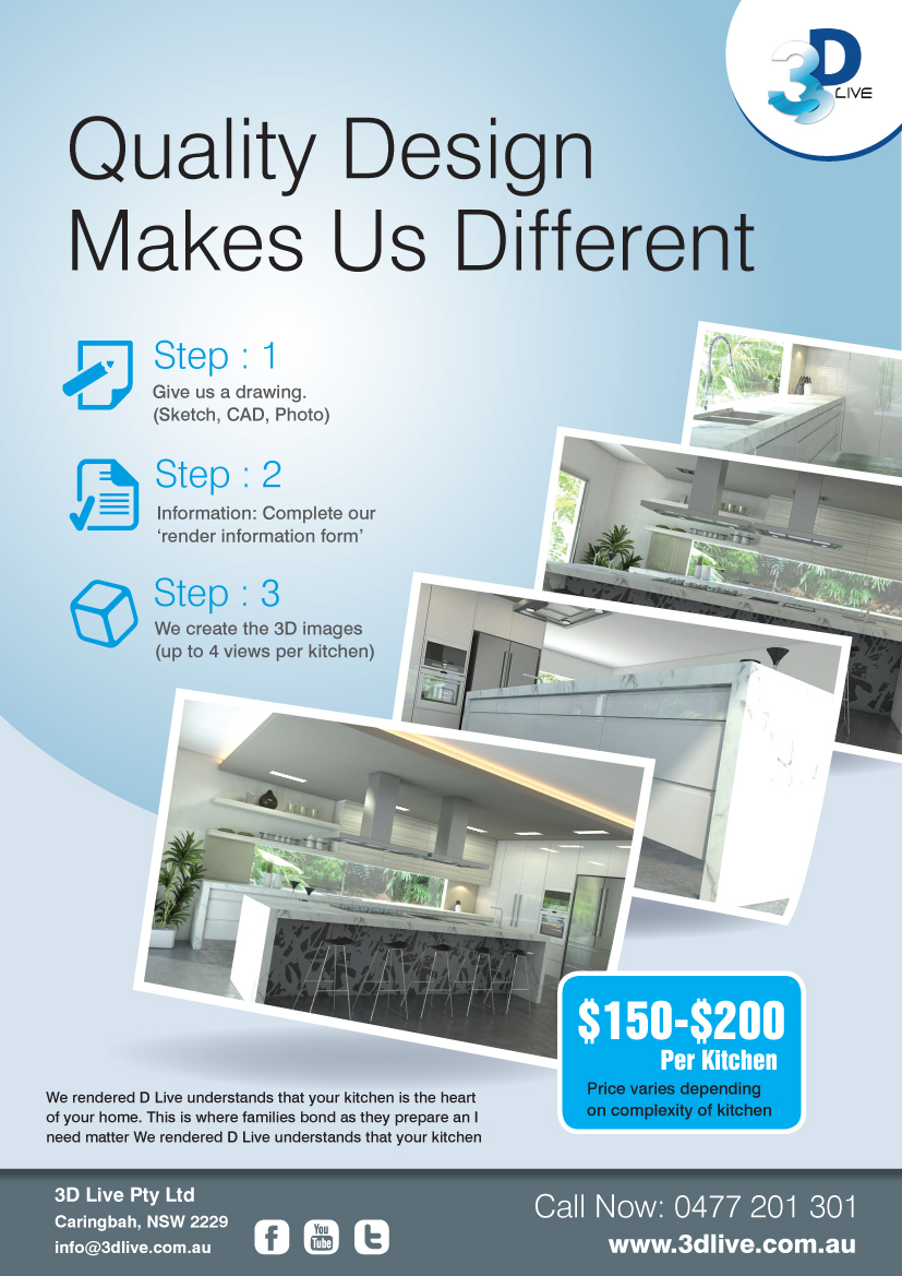 Flyer-Design von rkailas für 3D Live Pty Ltd | Design #1885166