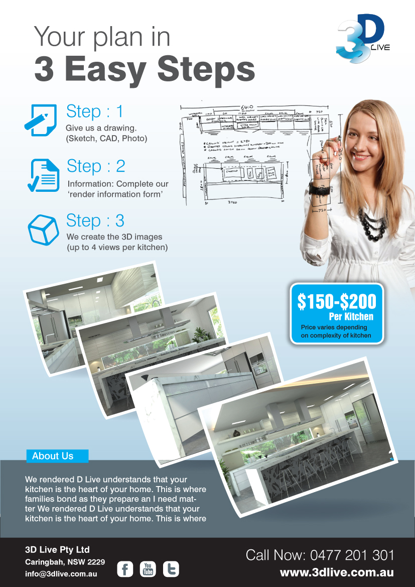 Flyer-Design von rkailas für 3D Live Pty Ltd | Design #1886420