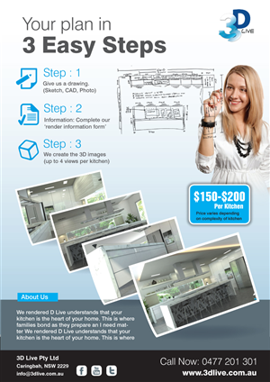 Flyer-Design von rkailas für 3D Live Pty Ltd | Design: #1886420