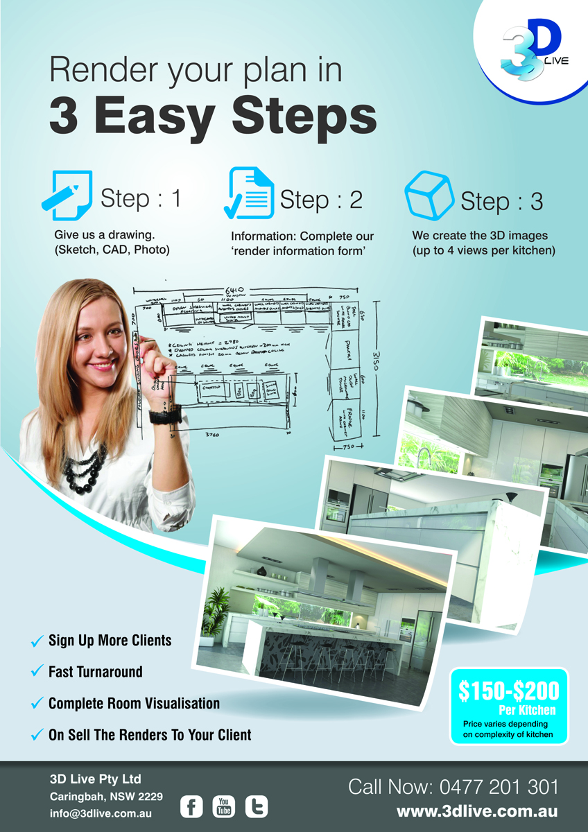 Flyer-Design von rkailas für 3D Live Pty Ltd | Design: #1896388