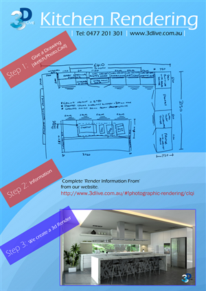 Flyer-Design von Hammad Siddiqui für 3D Live Pty Ltd | Design: #1861954