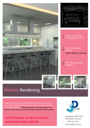 Flyer-Design von Hammad Siddiqui für 3D Live Pty Ltd | Design: #1863221