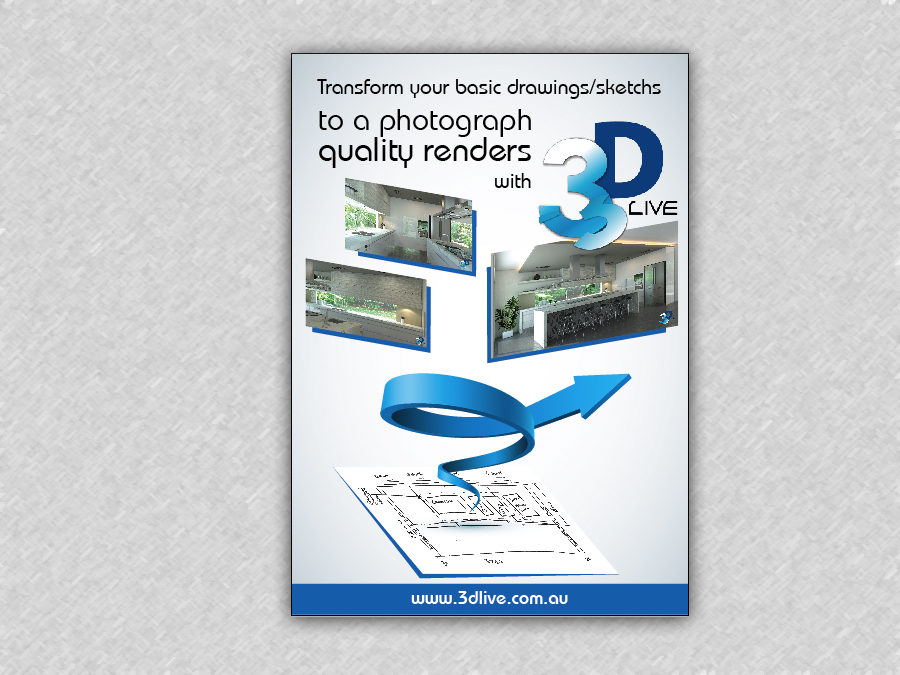 Flyer-Design von Alaya für 3D Live Pty Ltd | Design #1859849