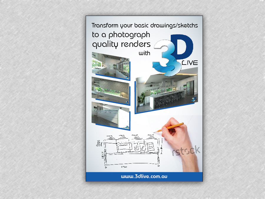 Flyer Design by Alaya for 3D Live Pty Ltd | Design #1859972