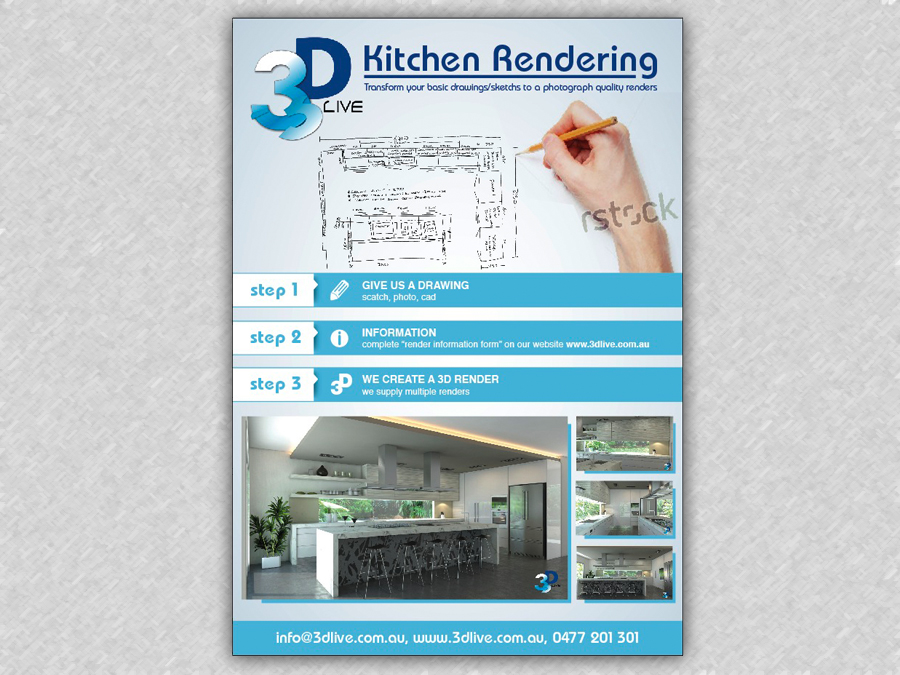 Flyer-Design von Alaya für 3D Live Pty Ltd | Design #1866322