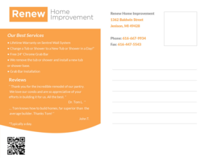 Postcard Design by Selda for Renew Home Improvement | Design: #7339936