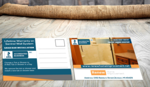 Postcard Design by Verified artistry (Design garden) for Renew Home Improvement | Design: #7356962