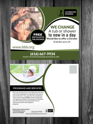 Design de Carte Postale par creative.bugs pour Renew Home Improvement | Design : #7333011