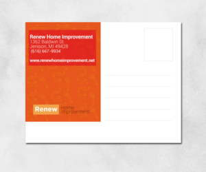 Postcard Design by Colourfix for Renew Home Improvement | Design: #7350537