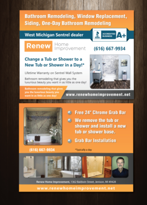 Design de Carte Postale par meet007 pour Renew Home Improvement | Design : #7345222