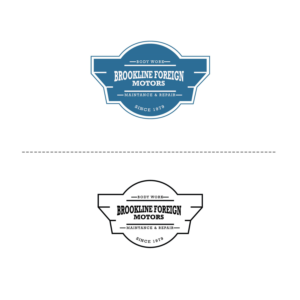 Brookline Foreign Motors- Body Work, Maintance & Repair  | Logo-Design von baidya