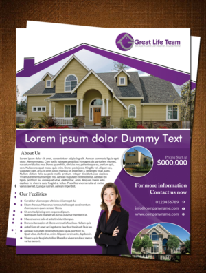 Flyer Design by debdesign for Bowline Realty | Design #7359380
