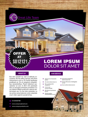 Flyer Design by creative.bugs for Bowline Realty | Design: #7359881
